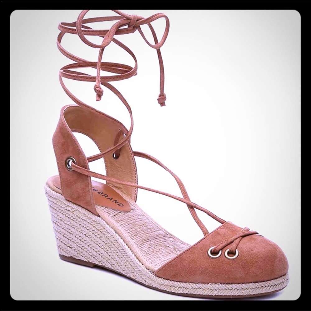 Lucky brand espadrilles lace up shoes